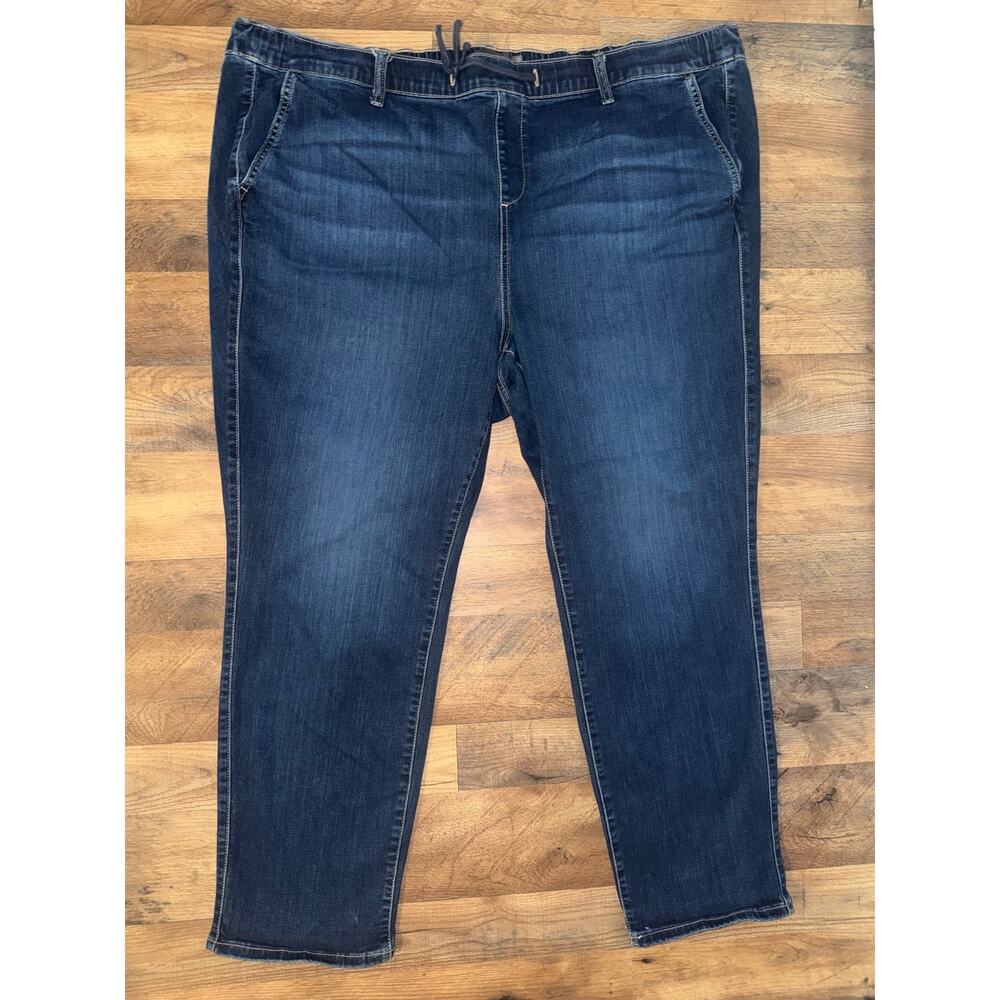 Torrid women’s boyfriend straight draw sting blue jeans - Picture 11 of 11
